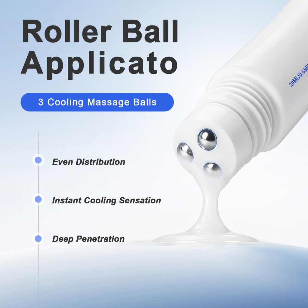 Scalp Serum with Deoxyribose with Roller Applicator for Fuller Looking Hair