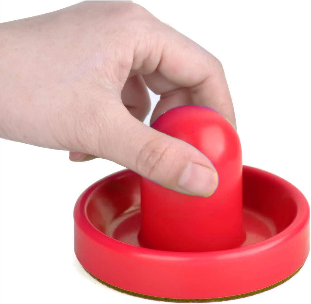 Air Hockey Accessories 2 Pack Pushers and 4 Pack Pucks Set | Includes Air Hockey Paddles and Multiple Size Pucks