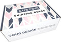 Custom Shipping Boxes (25 Pack) - Branded Mailer Boxes with Logo Print for Small Business and Subscription (Outside