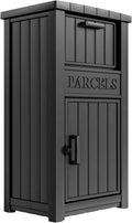 Package Delivery Box for Outside, Large Parcel Drop Box with Lockable Secure, Waterproof and Anti-Theft Storage for