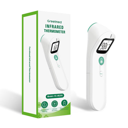 No Touch Forehead Digital Thermometer for Adults, Kids with Fever Alarm, 1s Instant Reading Large LCD Display