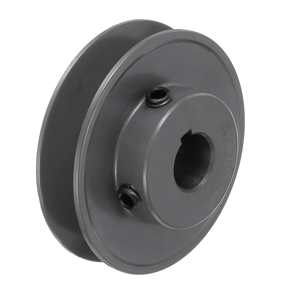 uxcell AK28-5/8 V-Belt Sheave 5/8" Bore, 2.8" OD, Single Groove Web Sheave