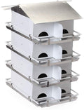 Premium Aluminum Purple Martin House | 4 Floors, 16 Rooms