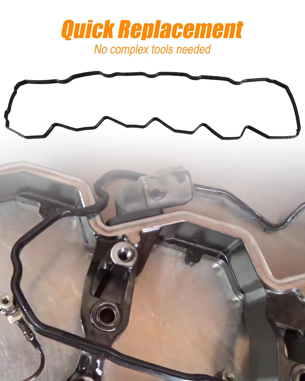Upper Valve Cover and Lower Rocker Box Gasket Kit Fit for Dodge