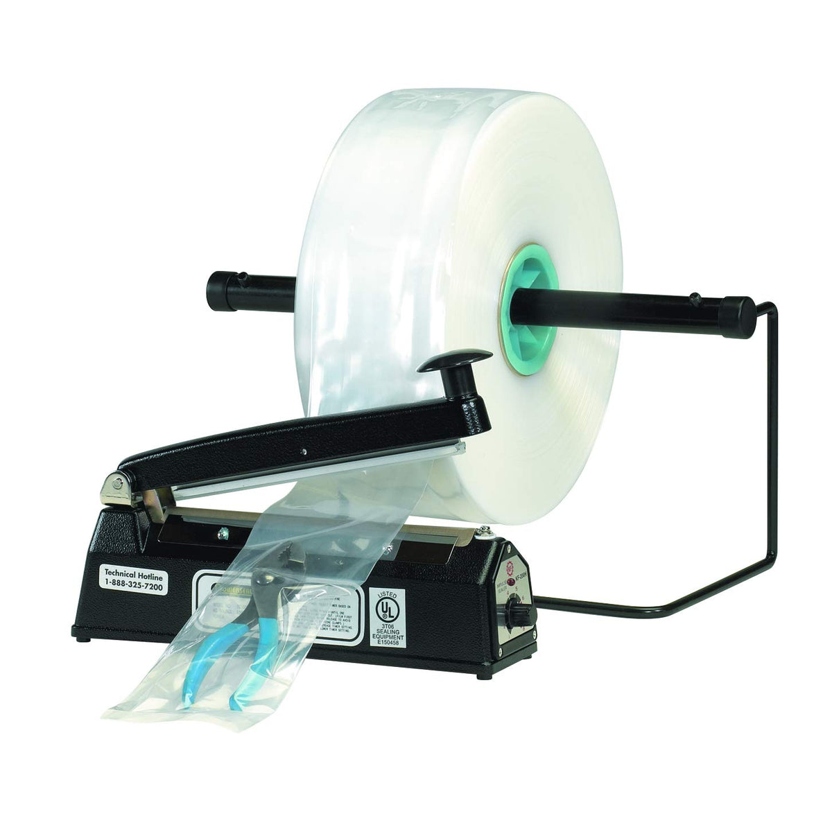 Aviditi Poly Tubing Roll, 14" x 2150', 2 Mil, Clear - for Custom Sized Poly Bags