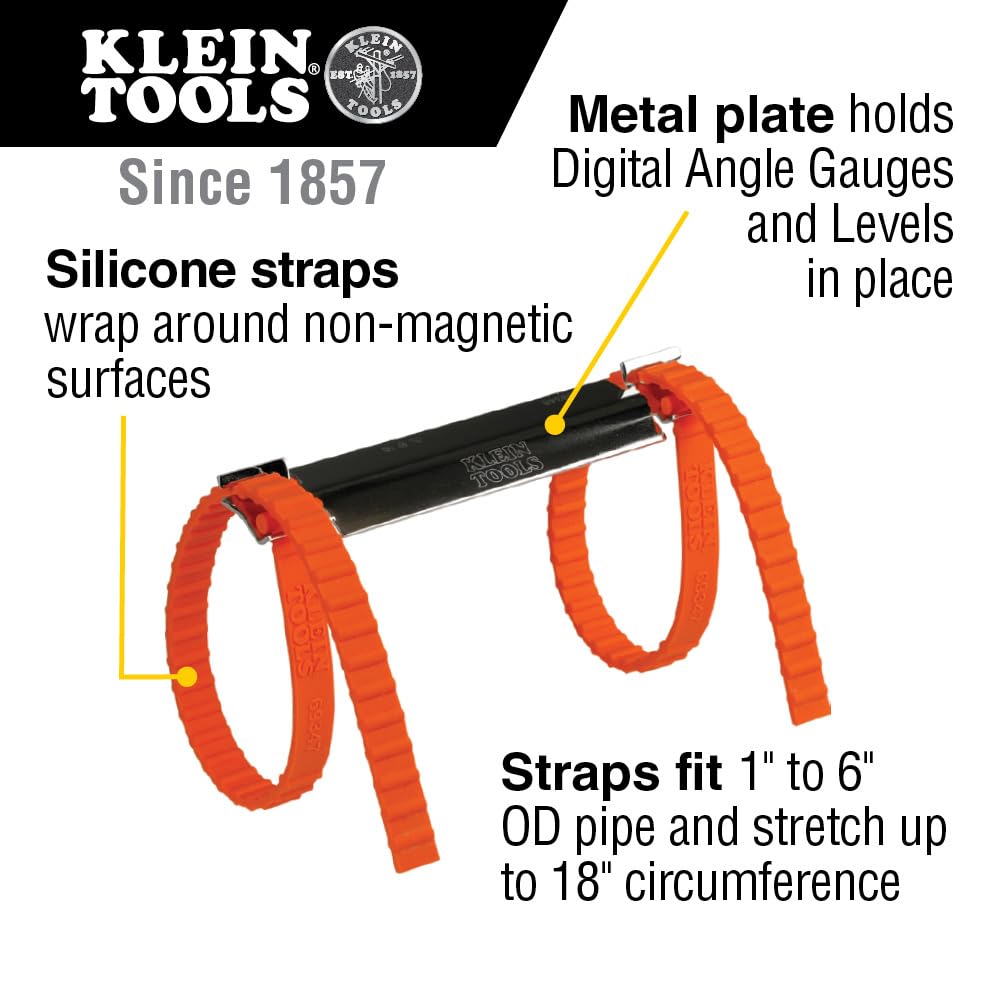 Klein Tools 80036 Digital Level with Programmable Angles & Straps Kit, 2-Pc