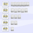 100 Count, 12x15.5 inch Eco Friendly Poly Mailers 100% Recycled Packaging Envelopes Supplies Mailing Bags 2.5 Mil