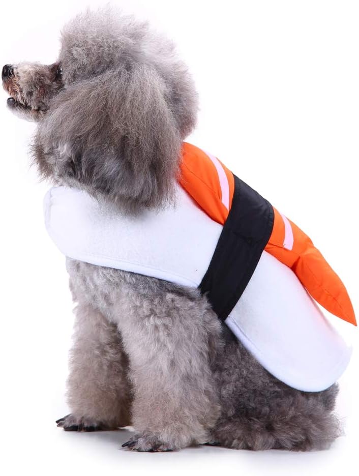 Sushi Dog Halloween Costume Fish Food Pet Costume Pet Cosplay Outfits