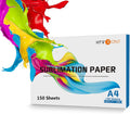 Sublimation Paper for T-Shirts & Mug,150 Sheets 120g 8.5x11 Inch A4 | Smooth Jam-Free & Instant Dry:High Transfer