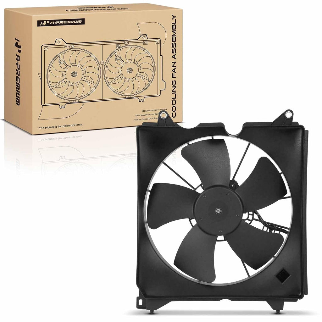 A-Premium Left Engine Radiator Cooling Fan Assembly