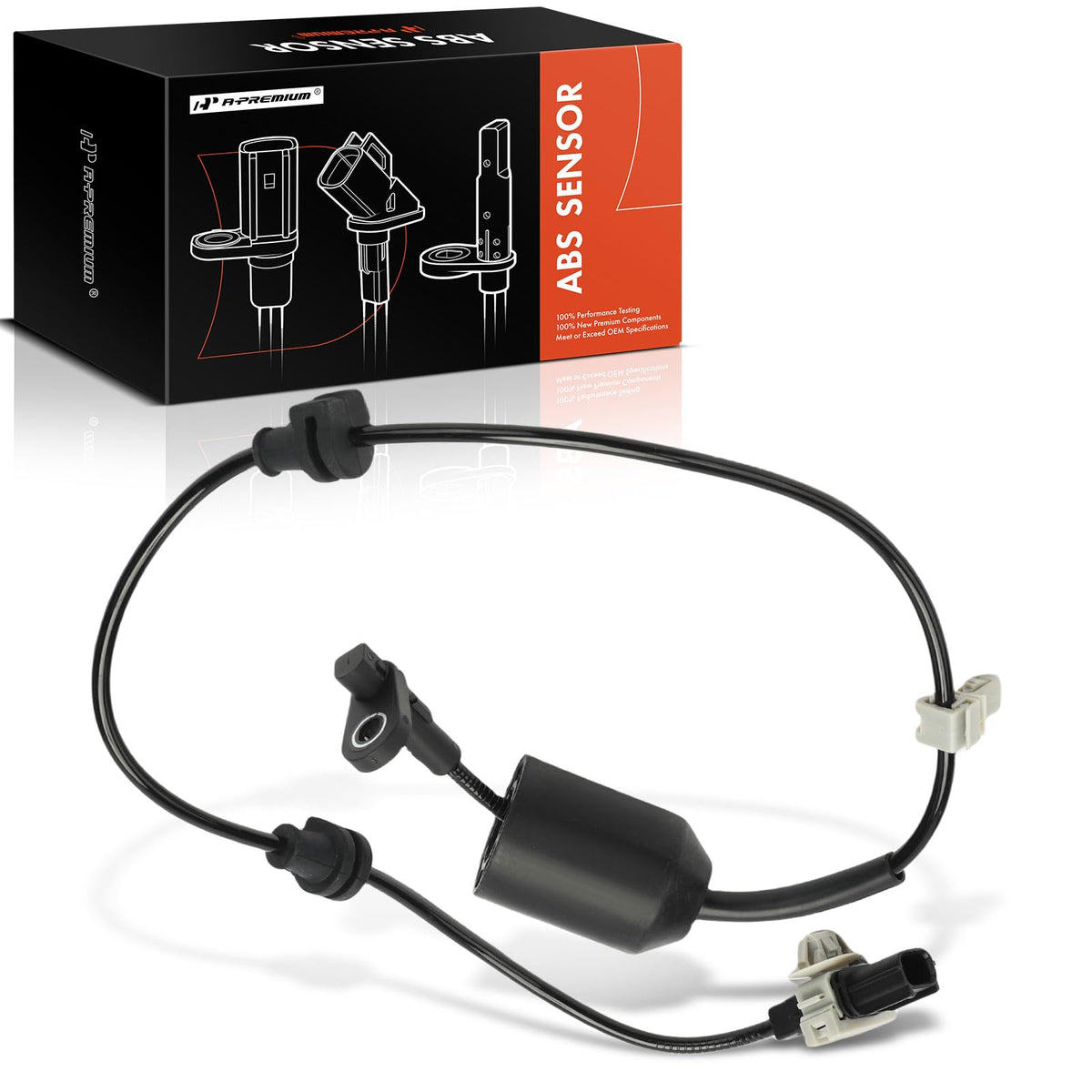 A-Premium Rear Right ABS Wheel Speed Sensor Compatible with Honda
