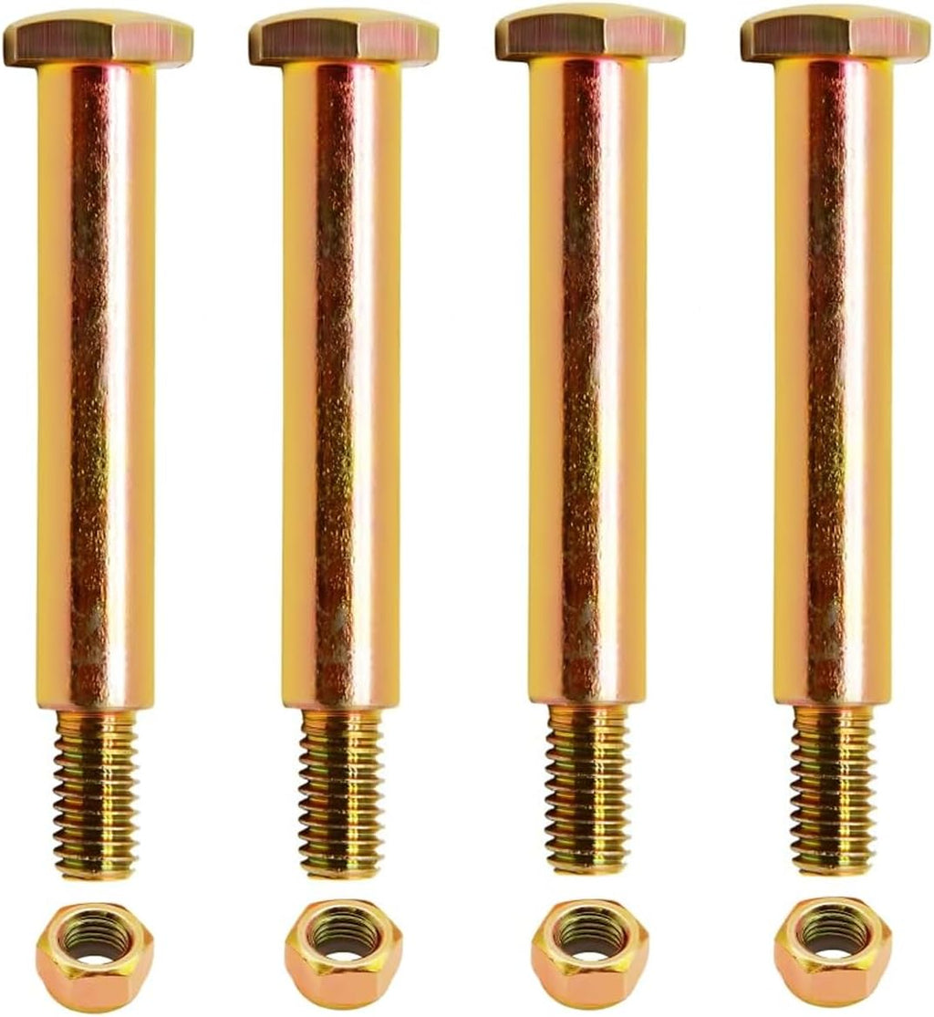 4-Pack 193406 137644 Deck Wheel Shoulder Bolts Compatible with Cub Cadet