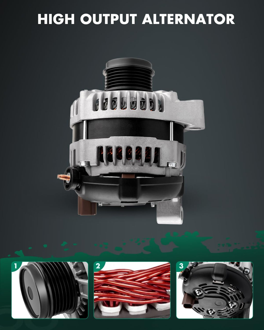 SCITOO Alternator 13870 for Dodge for Grand Caravan 2001-2007 3.3L 3.8L