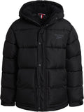 Boys Heavyweight Puffer Jacket, Wind & Water Resistant Hooded Coat | Cozy Insulated Fill for Maximum Warmth, Full Zip