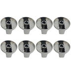 8 Pack Stove Knobs, 6mm Metal Rotary Gas Range Switch Control Burner Knobs Replacement for Gas Range Oven Stove