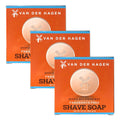 Men's Luxury Fragrance Free Shave Soap (Pack of 3)