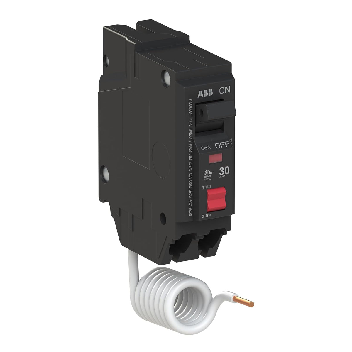 ABB Q-Line Ground Fault Circuit Breaker • 30 Amp Single-Pole •120/240 VAC