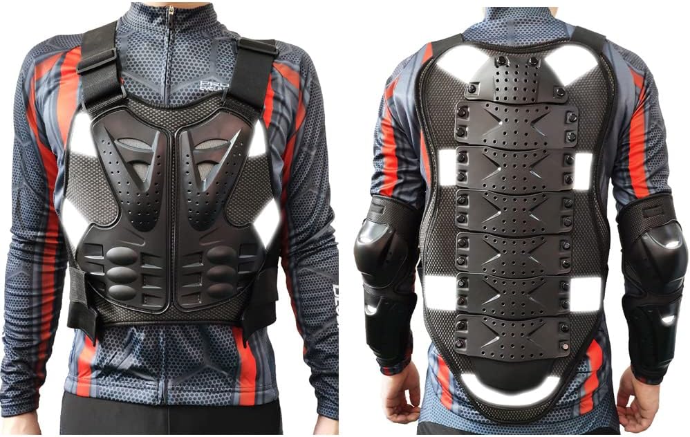 Motorcycle Accessories , Elbow Knee Pads and Chest Protector Motocross Gear for Men and Women, Dirt Bike Gear Cycling