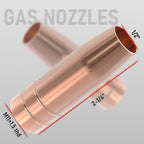 YESWELDER MIG Welding Gun Kit, 0.023" Tip-Nozzle-Diffuser