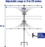 Adjustable Paper Target Stand, Frame with 8 Clips | Clear Bullseye Targets Sheet for Shooting Practice