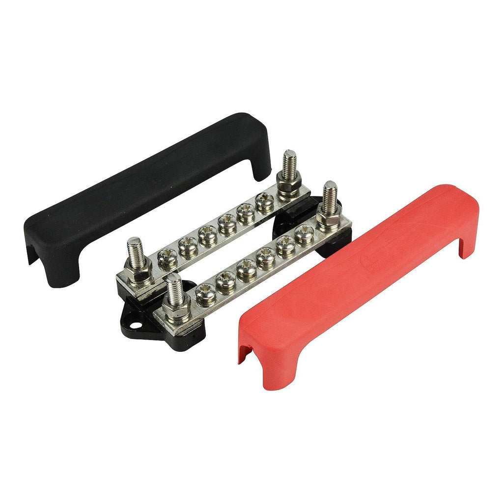 BEP Dual 6-Way Bus Bar with Cover, 100A