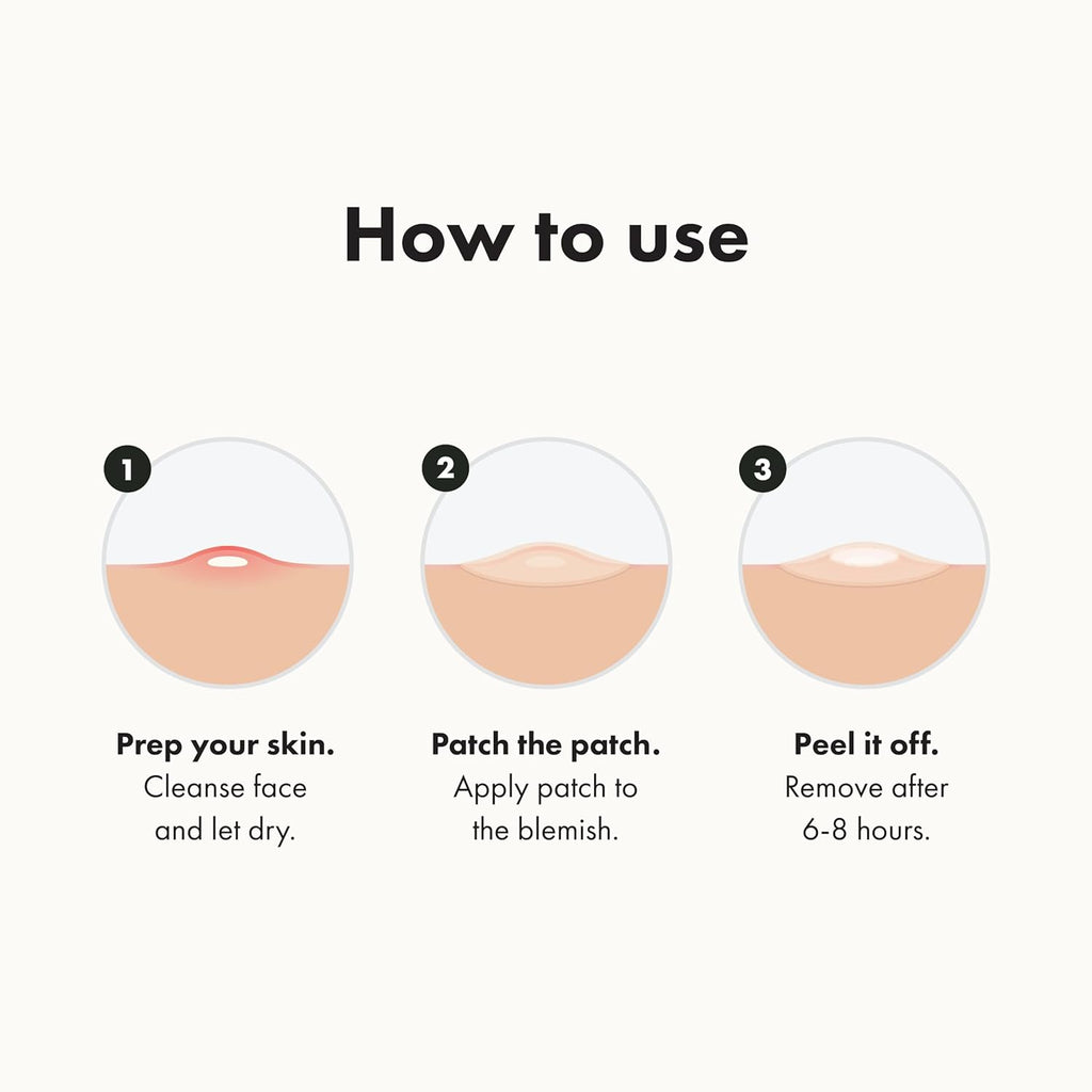 Hero Cosmetics Original Nighttime Acne Pimple Patches, 36 Ct | #1 Hydrocolloid Acne Patches, Shrinking Zits &