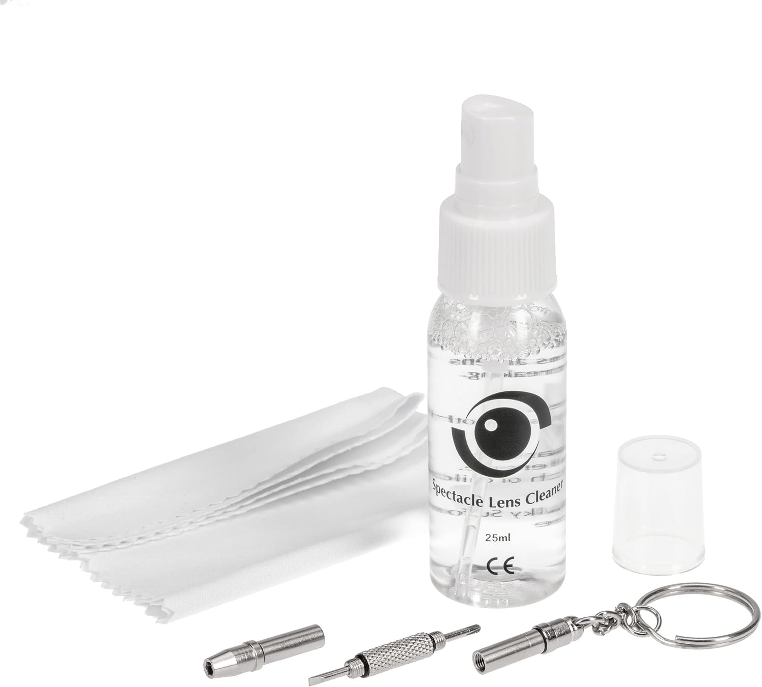 Eyeglass Cleaner | 25ml Lens Cleaner Spray with Wipes