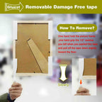 Heavy‑Duty Removable Foam Mounting Tape, Damage‑Free & Residue‑Free for Poster, Rug & Craft Decor, 3/4in×20ft