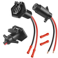 Trolling Motor Plug, Waterproof 12V-24V Quick Connect Boat Plug, 8 Gauge