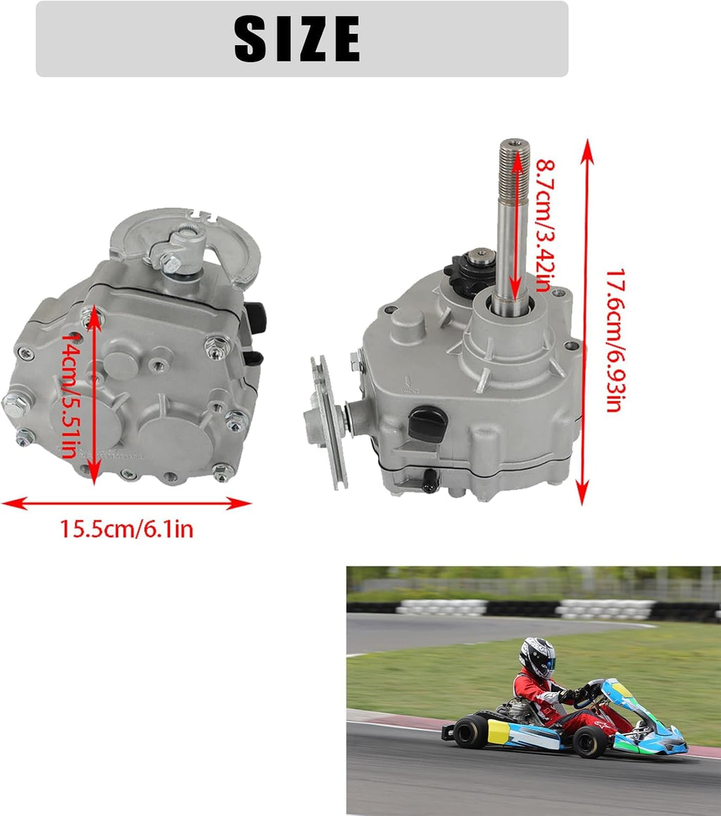ALL-CARB Go Kart Forward Reverse Gearbox Replacement for 2HP-13HP