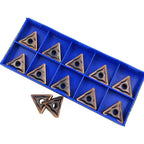 ZOIZMIN 10/20/30/50PCS TNMG332 /160408 Carbide Turning Inserts for Processing Steel Finishing and Semi-Finishing Rough Processing (10pcs TNMG160408)