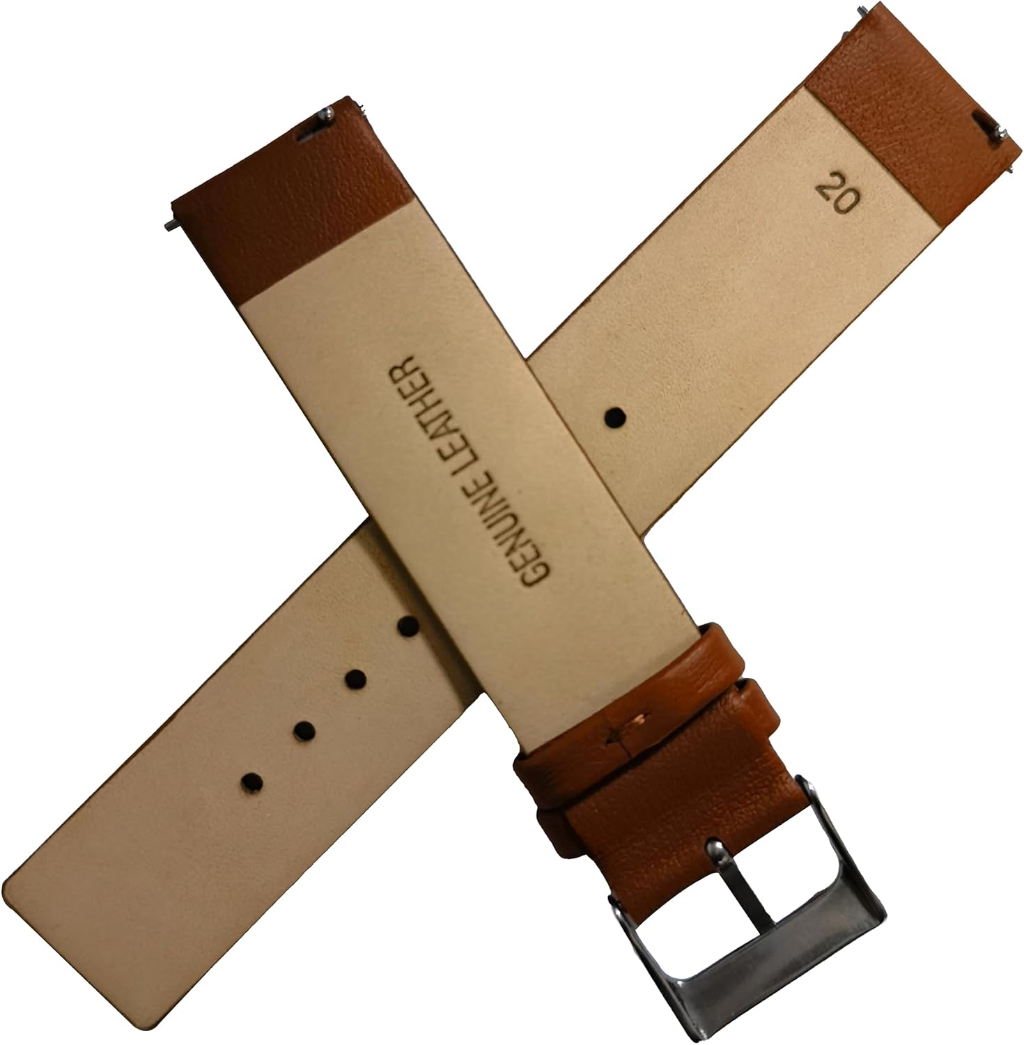Replacement Leather Watch Band for Skagen Bering Unisex Watches with pin 16mm 18mm 20mm 22mm Cowhide is soft and durable