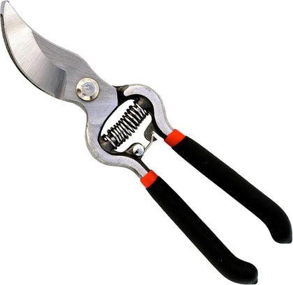GARDEN GURU Classic Bypass Pruning Shears Clippers – Heavy Duty Forged Steel Garden Pruners – Safety Lock – Non Slip