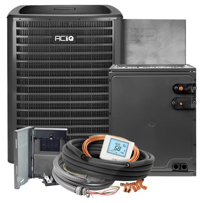 3 Ton 14.3 SEER2 Central Air Conditioner & 17.5" Vertical Coil, 30' Kit