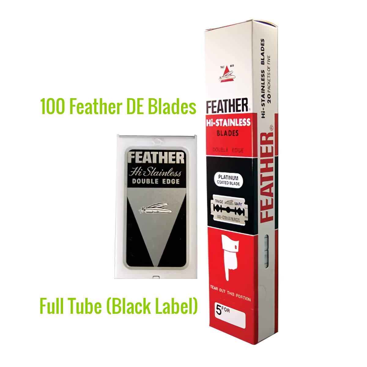 Double Edge Safety Razor Blades 100 Count