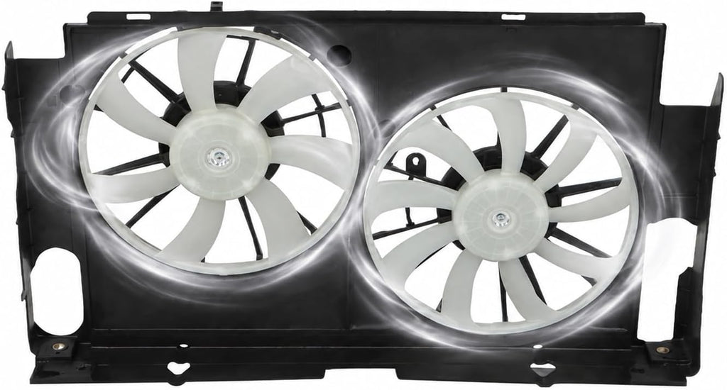 621-557 Radiator Cooling Fan Assembly for 2013-2019 Toyota RAV4 2.5L L4 Replaces OE 623290 163610V330