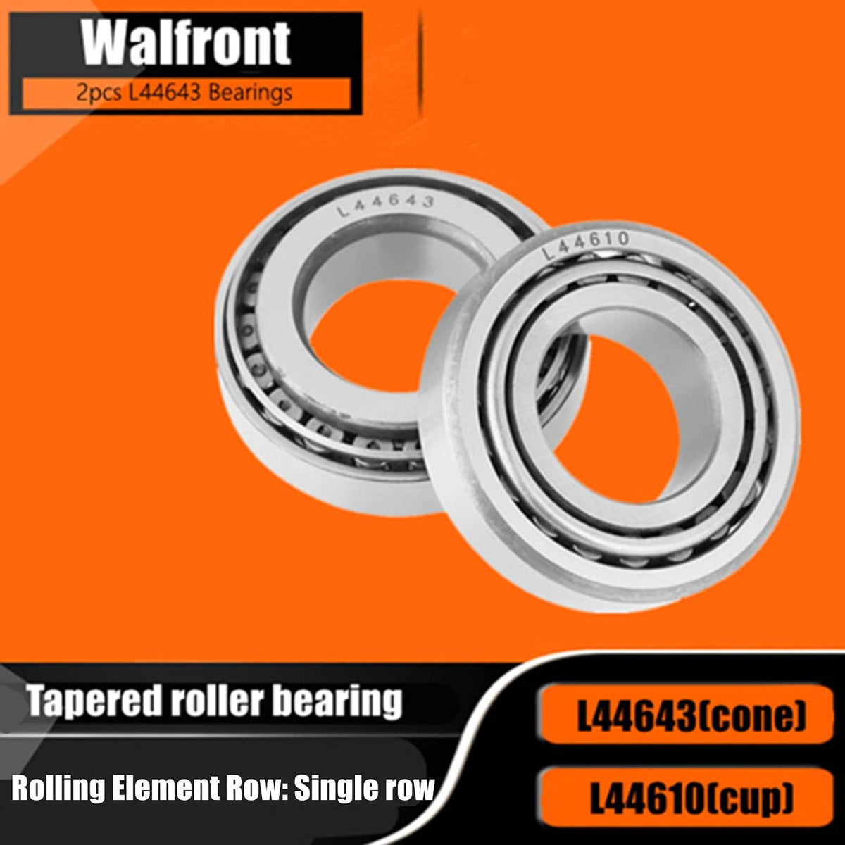 Tapered Roller Bearings, L44643 L44610 25.4mm ID