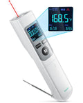 Infrared Thermometer Gun with Meat Probe, 2-in-1 Temperature Gun with Laser for Cooking, Thermometer Gun for Grill
