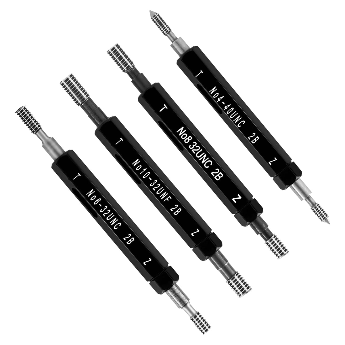 Consfly 2B Imperial Thread Plug Gauge #4 - #10 for Internal Thread Test