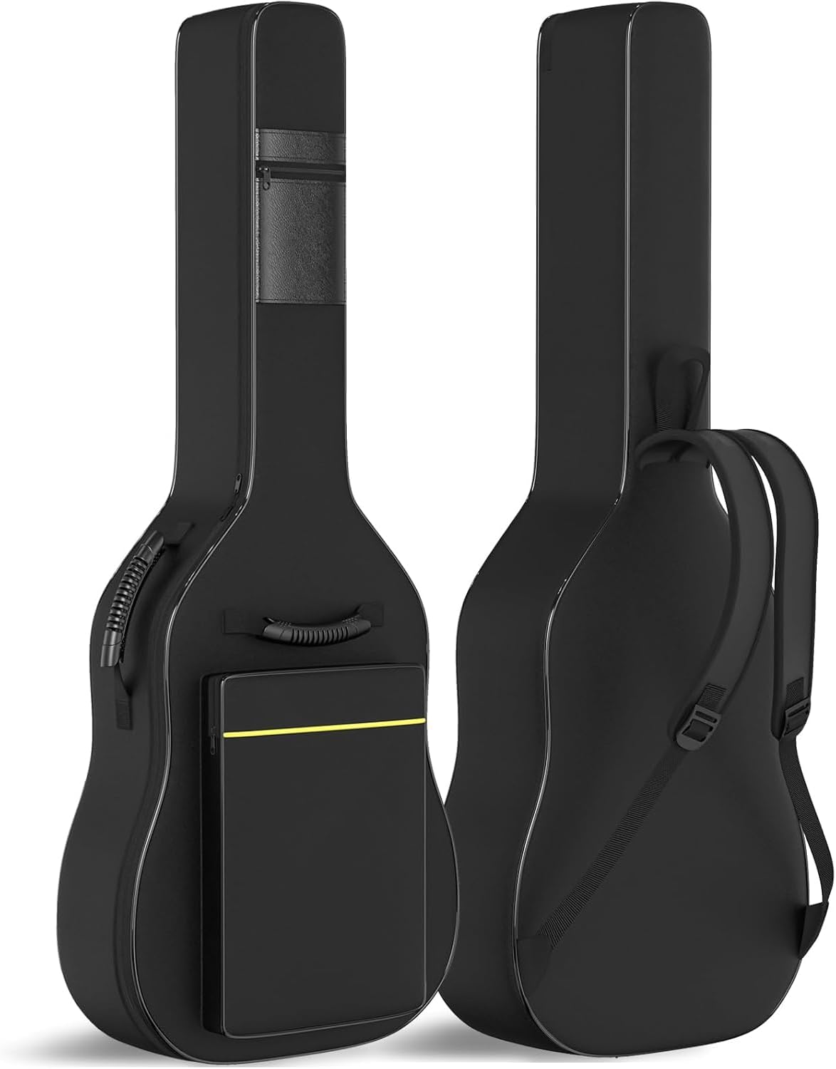 Acoustic Guitar Gig Bag - 0.35 Inch Foam Padding Fit 39-41 Inch, Waterproof, Black with Hanger Loop
