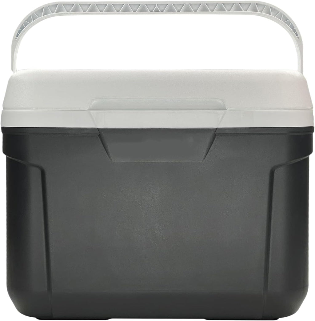 Large 30 Quart Hard-Sided Cooler, 42-Can Capacity, Rugged Outdoor Ice Chest for Camping, Fishing, Tailgating, Beach