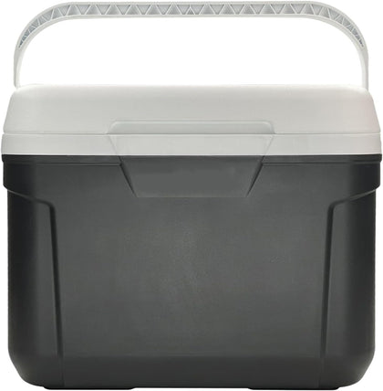 Large 30 Quart Hard-Sided Cooler, 42-Can Capacity, Rugged Outdoor Ice Chest for Camping, Fishing, Tailgating, Beach