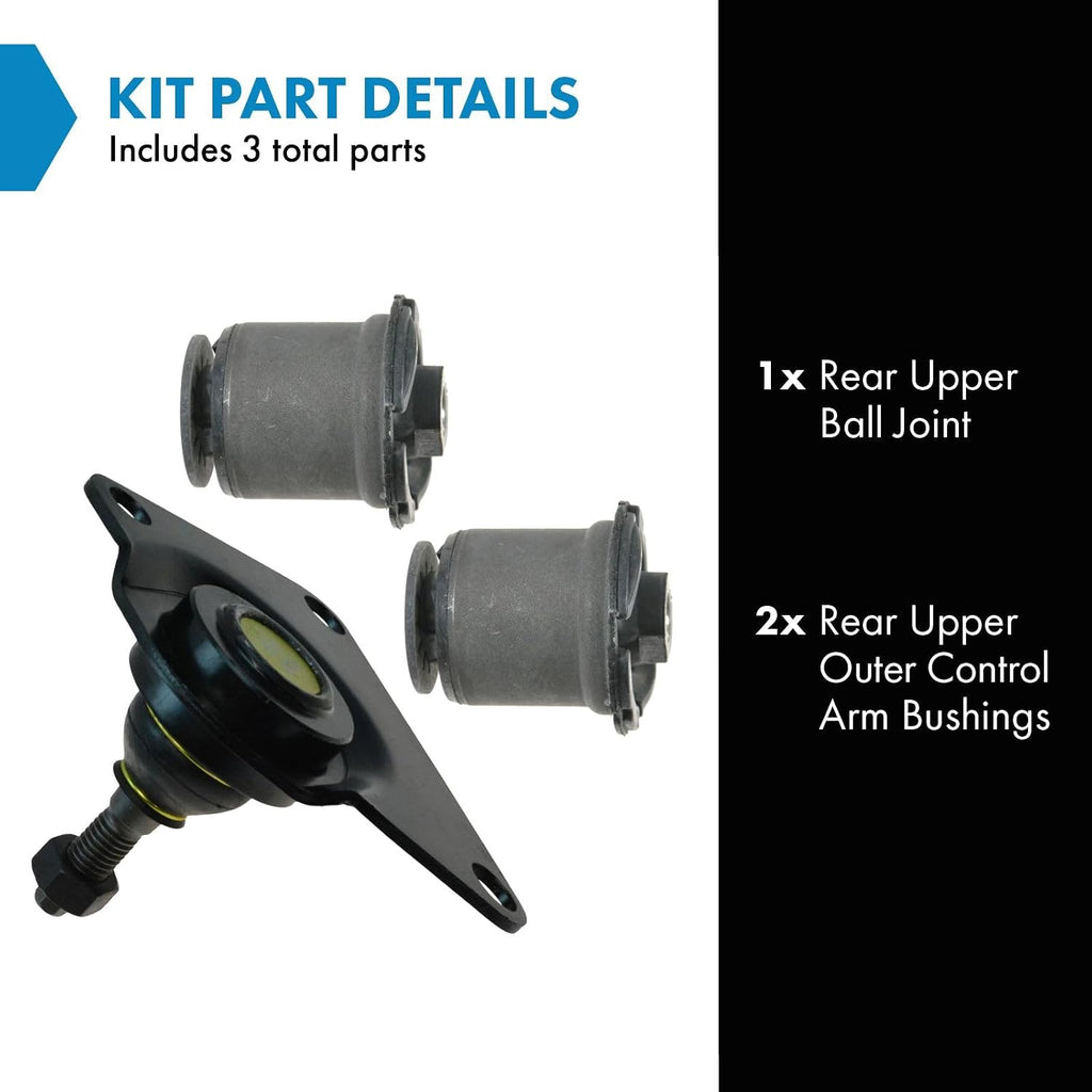 TRQ Rear Suspension Kit Ball Joint Control Arm Bushing