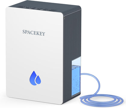 Dehumidifiers for Home, 95 OZ Water Tank Dehumidifier with Drain Hose, 1000 Sq.Ft Quiet Dehumidifiers for Bathroom