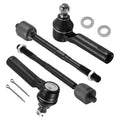 4PCS ES80895 EV800529 Front Inner/Outer Tie Rod Ends Kit Compatible with Toyota Tacoma 2005-2018