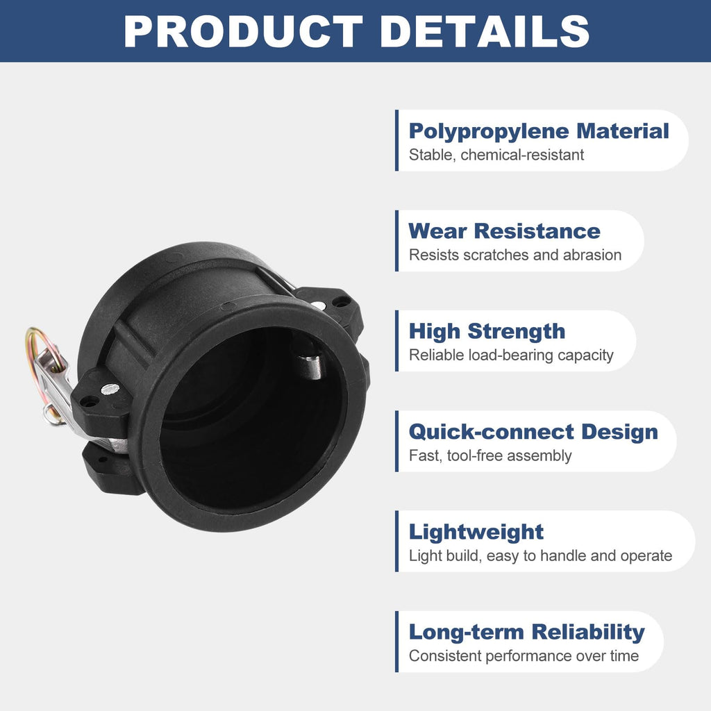 Kozelo Poly Type DC 2" NPT Female Cam Lock Hose Fitting