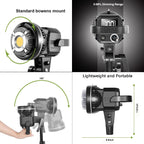 GVM 80W Photo Studio Lighting Kit, LED Video Light with Bowen Mount 23.6" Softbox, Tripod Stand, Continuous Output