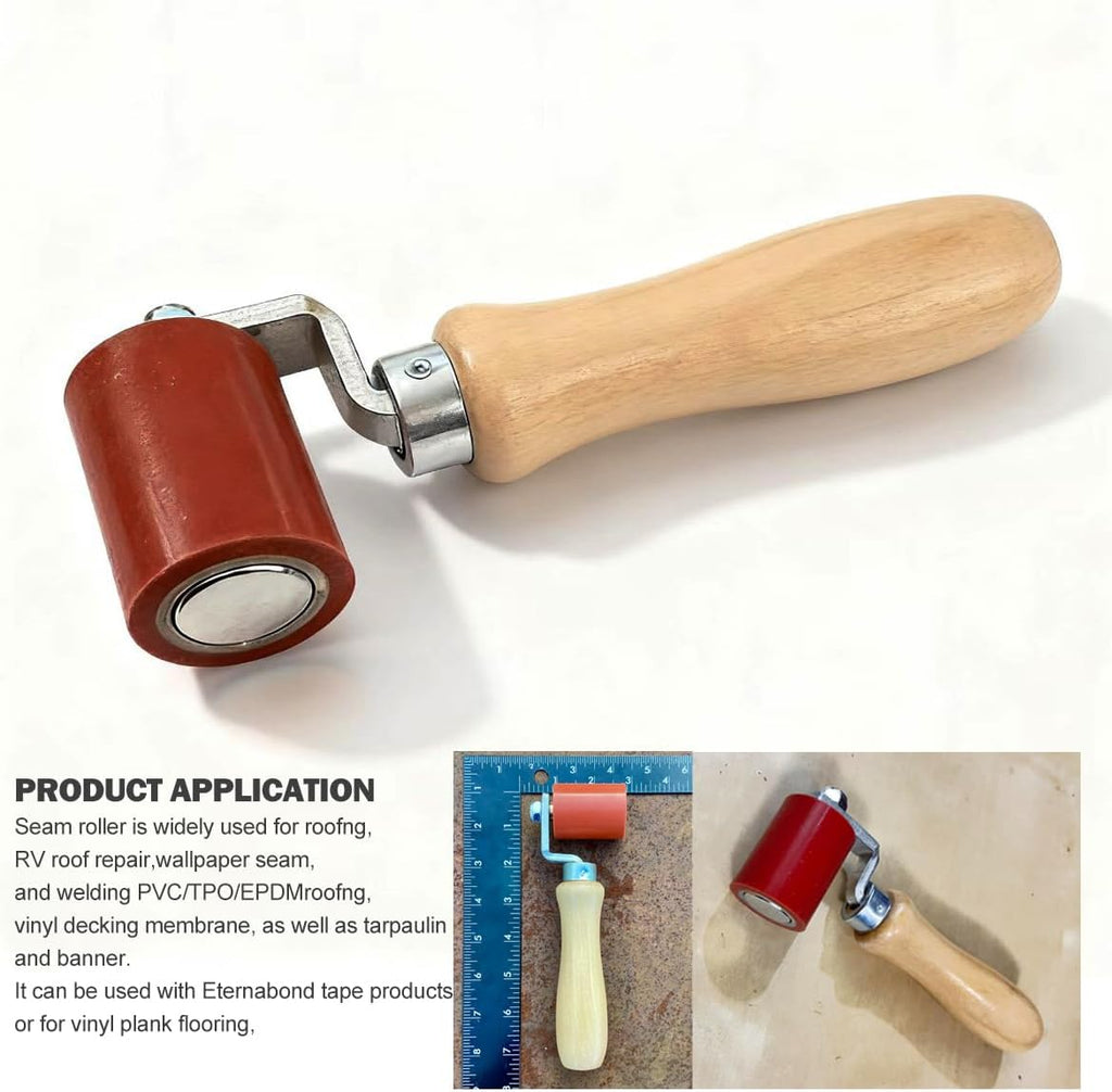 Seam Roller Smoothing Tool for Hot Air Welding PVC/TPO/EPDM Tarpaulin Welding Flooring Tpo Roller Tape repair RV Tape