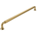 1-Pack Appliance Handle Pull Champagne Bronze Heavy-Duty Solid Cabinet Pulls,18Inch(457mm) Hole Center, Drawer Pulls