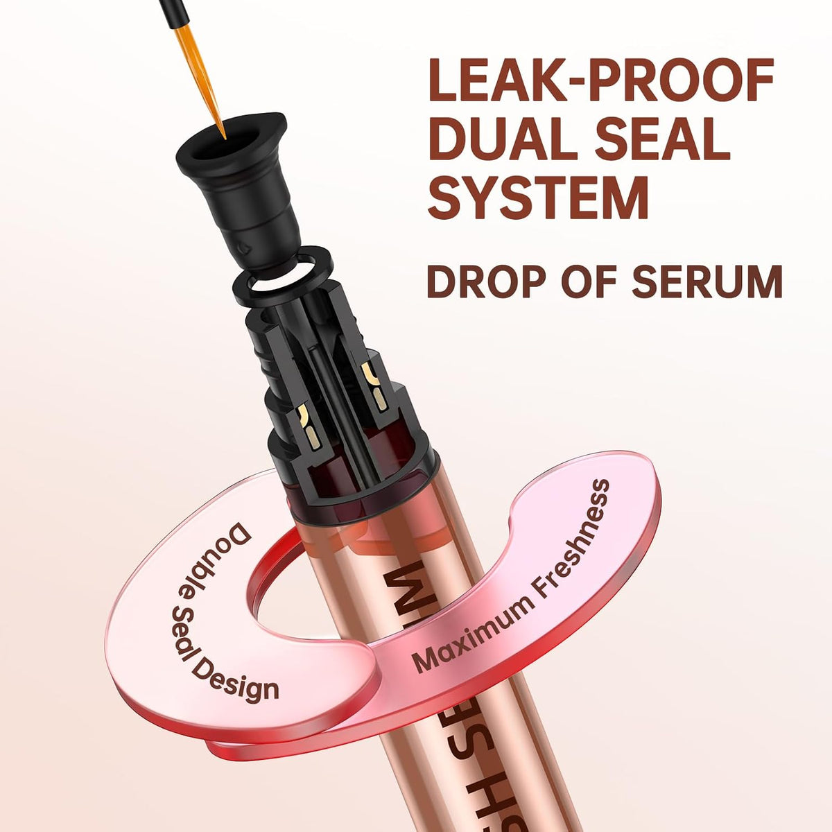 Lash Serum for Eyelash Growth: Eyelash Growth Serum with Peptides & Botanical Extracts for Longer, Fuller-Looking